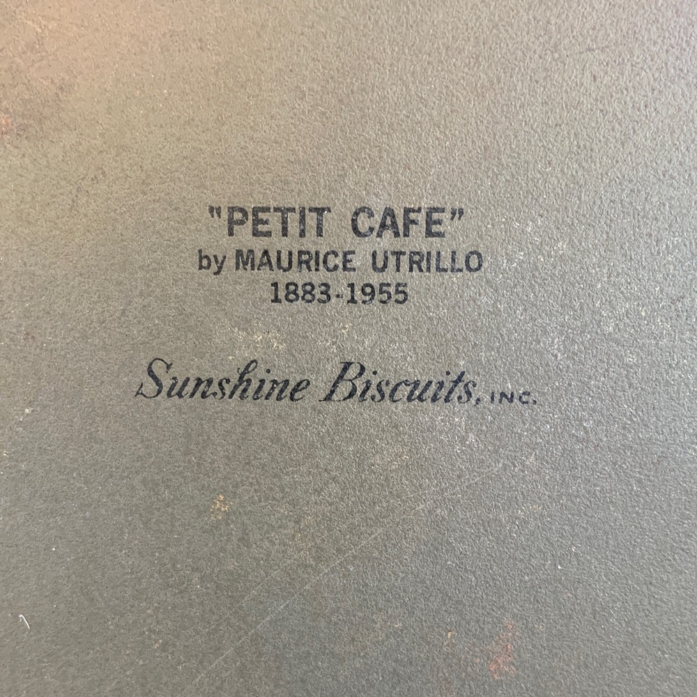 Vintage Scenic Art Plate “Petite Cafe” by Maurice Utrillo - Picture 5 of 9